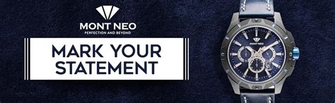 Mont Neo Dark Blue Dial Men's Watch - 3001C-L4405 : Amazon.in: Fashion