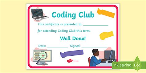 Coding Certificate 的图像结果