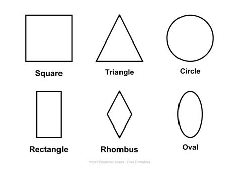 Image result for Basic Shape Learning Chart