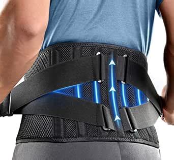 Buy FREETOO Air Mesh Back Brace for Men Women Lower Back Pain Relief ...