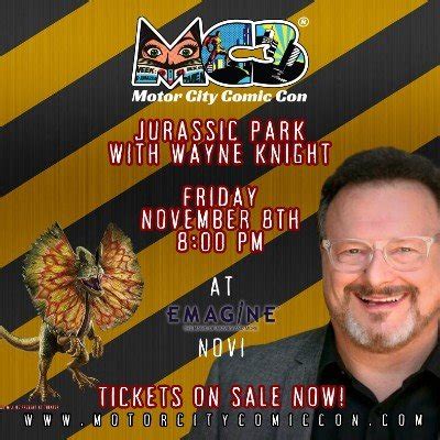 Jurassic Park Q&A event with Wayne Knight at Emagine Novi, Emagine Novi ...