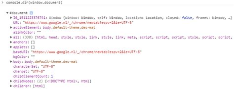Console JavaScript DOM 的图像结果