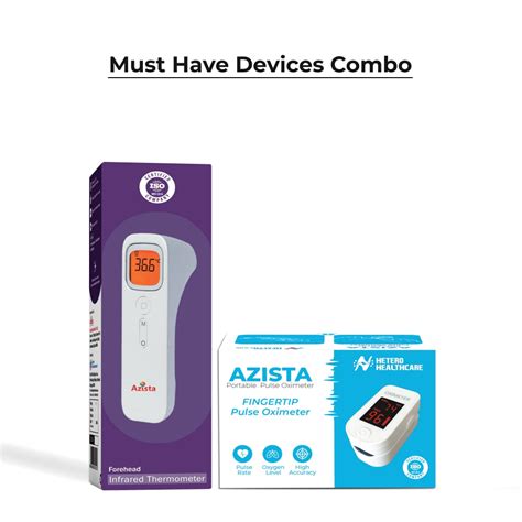 Get Infrared Thermometer and Pulse Oximeter Must-Have Devices Combo ...