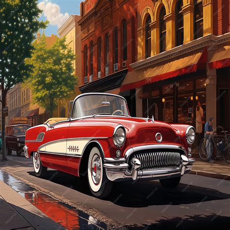 Premium AI Image | Automotive Nostalgia Illustrations of Timeless Classic Cars and Vintage ...