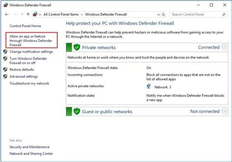 Image result for Program Block Windows Defender