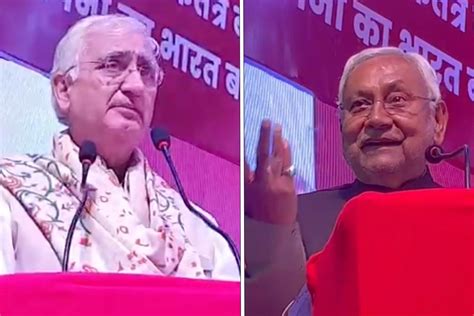 Who will say 'I love you' first? Khurshid asks Nitish Kumar THE NEW ...