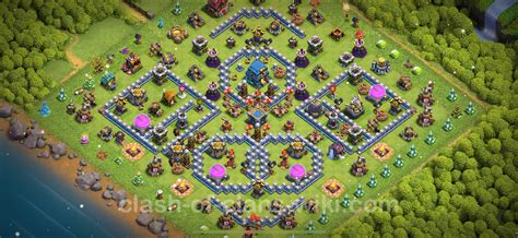 Best Base TH12 with Link, Hybrid Anti Everything - Town Hall Level 12 ...