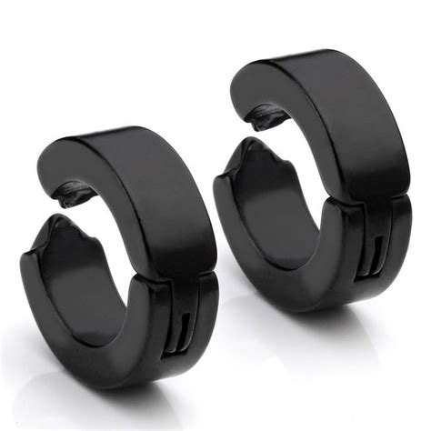 Buy Chandrika Pearls Gems & Jewellers (Non Pierced) Black Metal Clip On ...