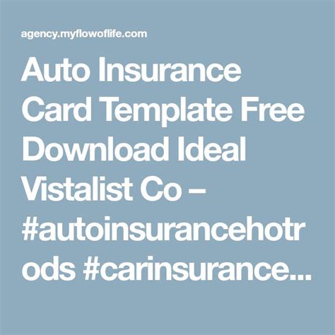 Car Insurance Card Template Download - Sampletemplate.my.id