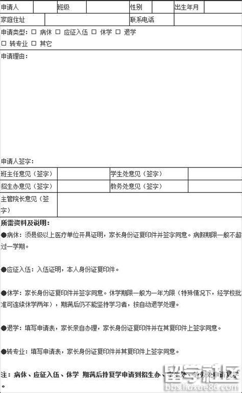 学籍异动申请表_word文档免费下载_文档大全