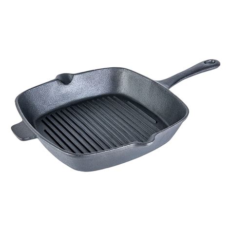Buy Wonderchef Forza Cast-Iron Grill Pan, Pre-Seasoned Cookware ...