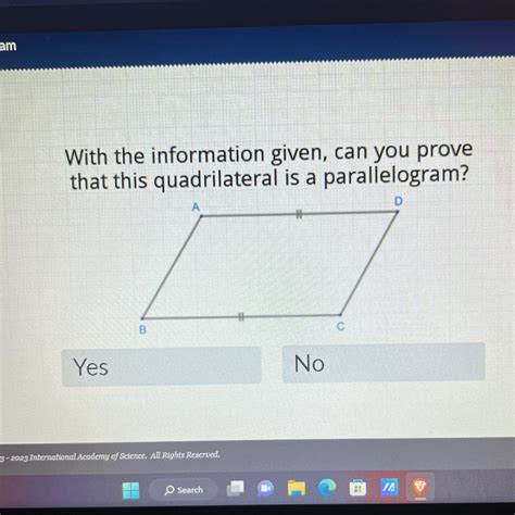 Parallelogram A Quadrilateral