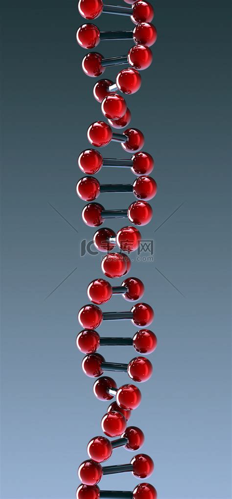 DNA双螺旋结构高清摄影大图-千库网