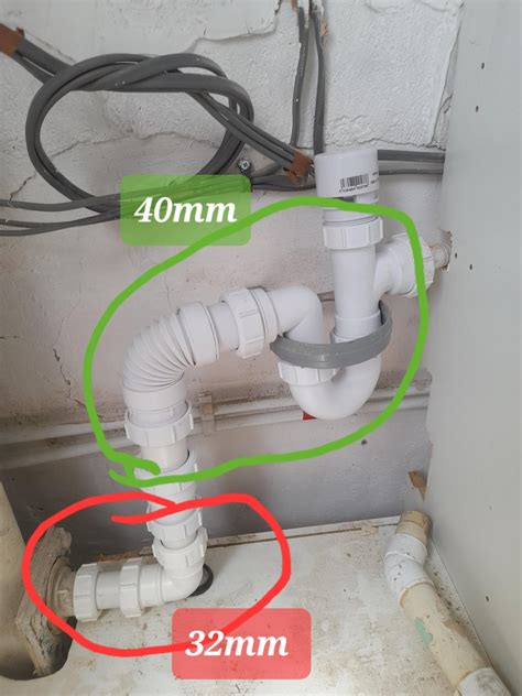 Image result for Washing Machine Drain Pipe Installation