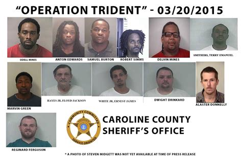 Virginia Police Beat: Caroline Sheriff Tony Lippa reports sweep of drug ...