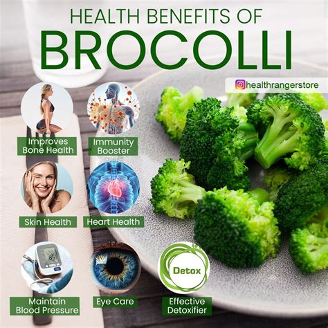 Health Benefits of Broccoli | Broccoli health benefits, Skin health, Health