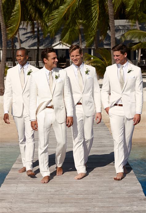 The Wedding Collection | White wedding suit, Linen wedding suit, Beach ...