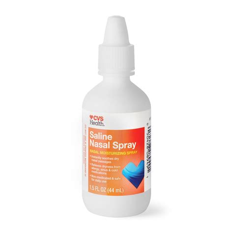 CVS Health Nasal Spray Saline Liquid, 1.5 OZ