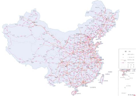 中国全国铁路网地图展示_地图分享