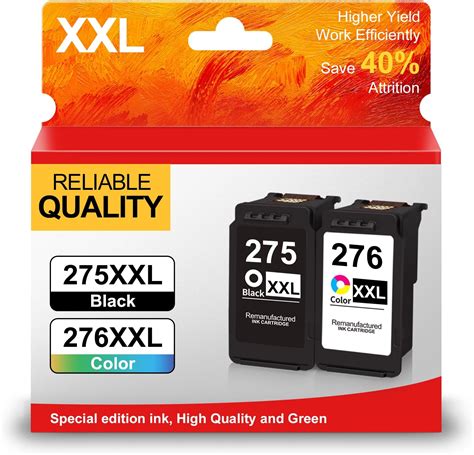 Amazon.com: PG-275XL/CL-276XL Ink Cartridge Combo Pack Replacement for ...