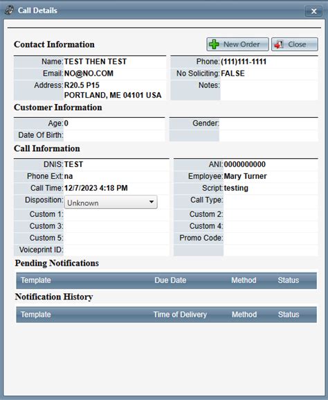 Call Log System 的图像结果
