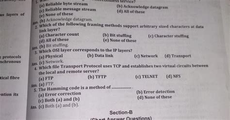 Image result for Computer Network Question Paper