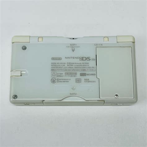 【目立った傷や汚れなし】☆送料230円・1円〜☆ Nintendo ニンテンドーDS Lite クリスタルホワイト 本体 タッチペン 充電器 ...