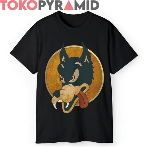 Vintage Jerry Garcia Guitar Wolf Shirt - TokoPyramid