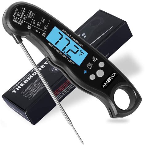 Meat Thermometer - Best Waterproof Ultra Fast Thermometer with ...