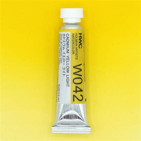 Holbein Artists' Watercolour 5 ML - Cadmium Yellow Light | Art Lounge