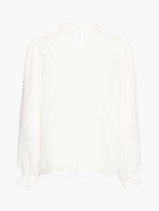 ICHI Sassy Frilly High Neck Blouse