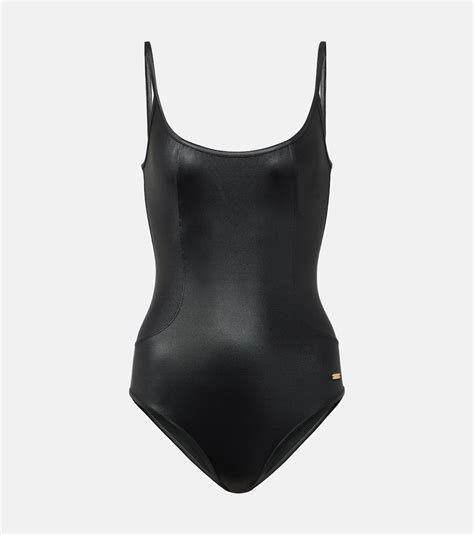 Scoop-neck swimsuit in black - Tom Ford | Mytheresa
