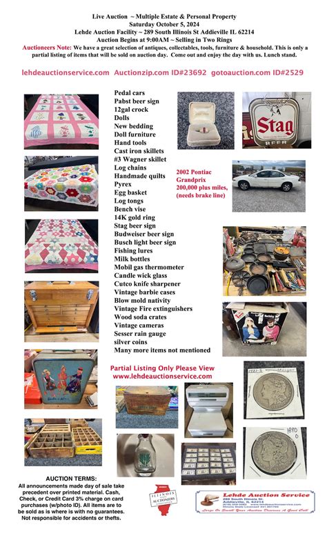 Lehde Auction Service – Large or Small, Your Auction Deserves a Good Call!