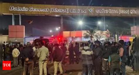 3 workers feared trapped in coal bunker collapse at cement plant ...