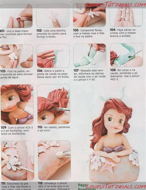 Image result for Fondant Ariel Tutorial