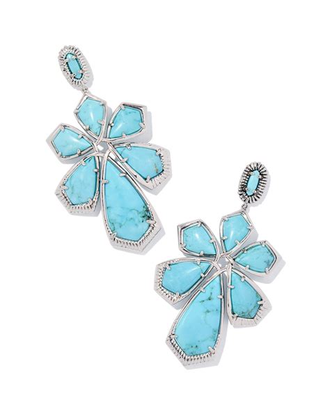 Silver Turquoise Earrings