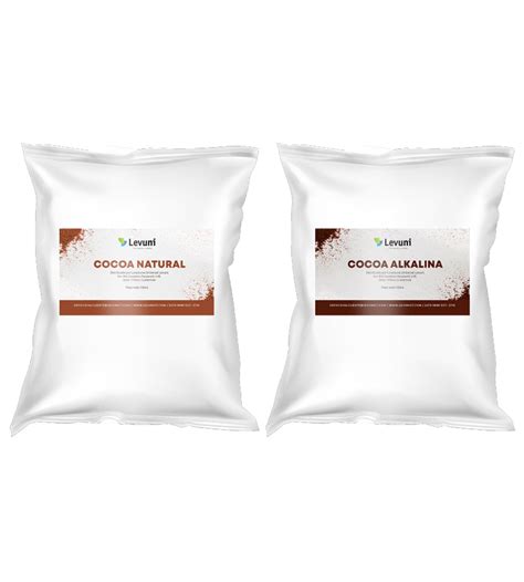 COCOA EN POLVO ALCALINA Y NATURAL – Levuni
