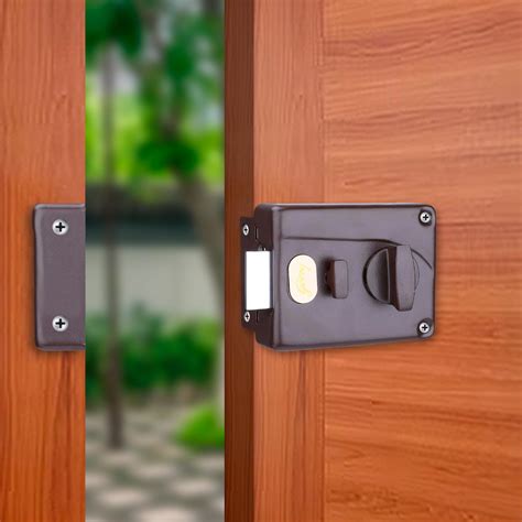 Godrej Rim Lock l Night Latch I 1CK Latchbolt l for Outside Opening ...