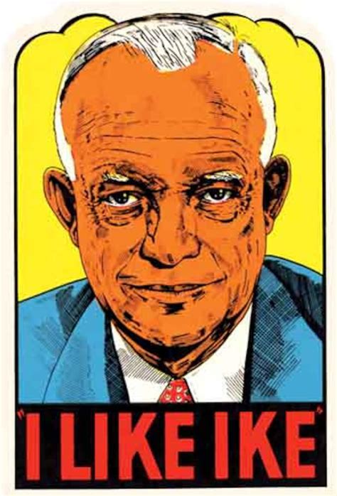 Vintage 1960's Style I Like Ike Dwight Eisenhower President Retro ...