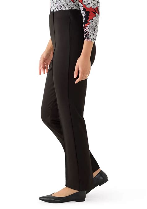 Ruby Rd Petite Hollywood Waist Ponte Pants | Belk
