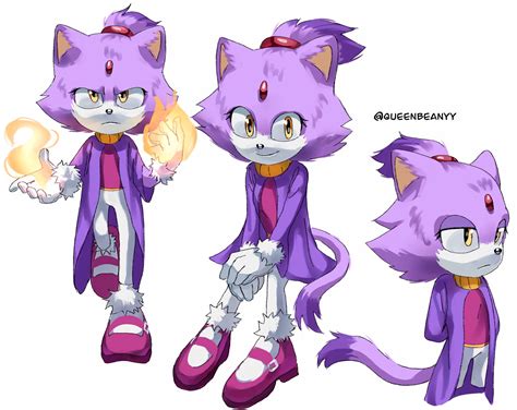 Blaze (art by Queenbeanyy) : r/SonicTheMovie