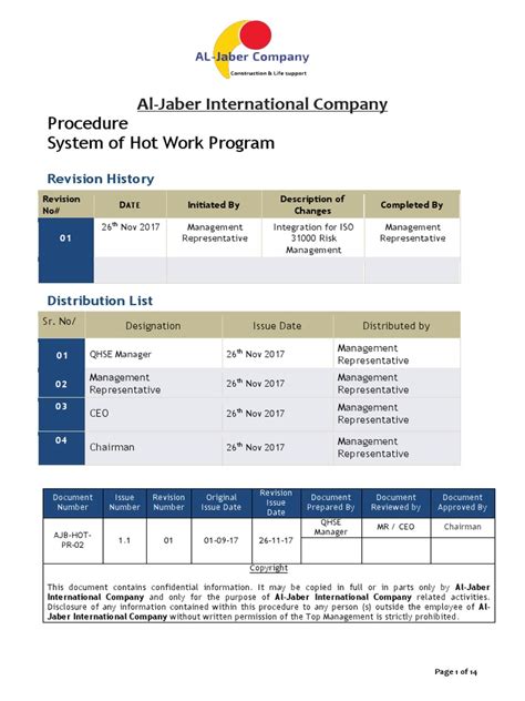 Image result for Hot Work Program