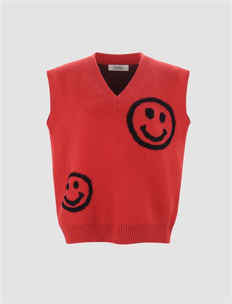 Red Sweater Vest