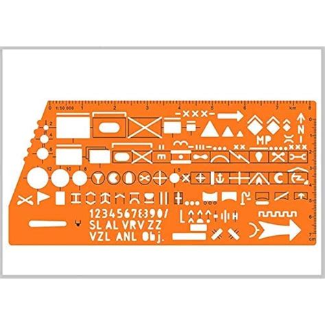 360Tactical Standard Graph Template Stencil with Military India | Ubuy