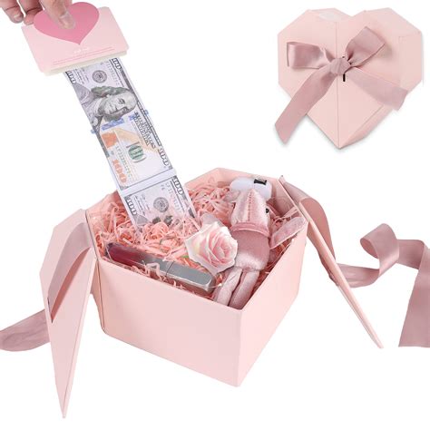 Money Box for Cash Gift Pull Pink - Money Gift Box for Cash Gift Ideas ...