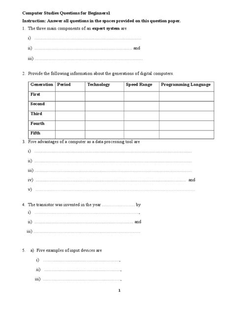 Computer Studies Question 的图像结果