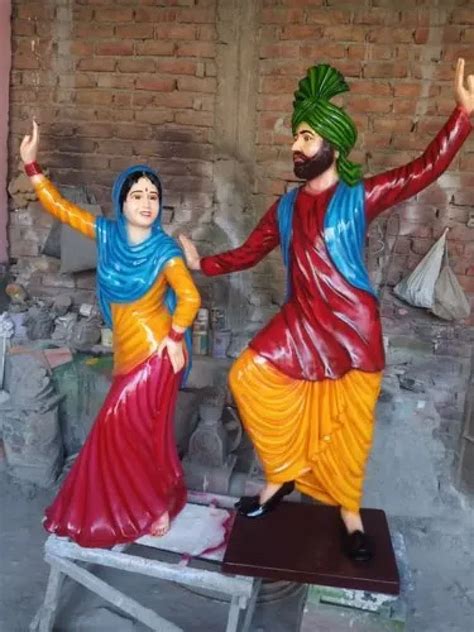 FRP Decorative Statue - Fiber Bhangra Statue Manufacturer from New Delhi