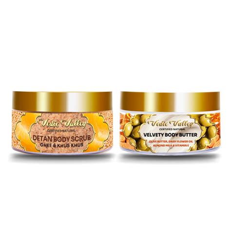 Vedic Valley Ghee Khus Khus Scrub & Velvety Body Butter Online