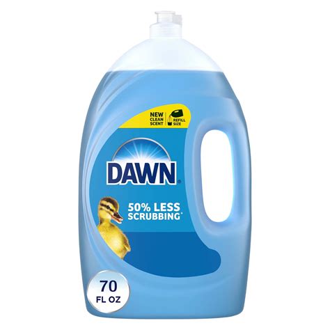 Dawn Ultra Dish Soap, Powerful Grease-Cleaning, Original Scent, 70 fl ...