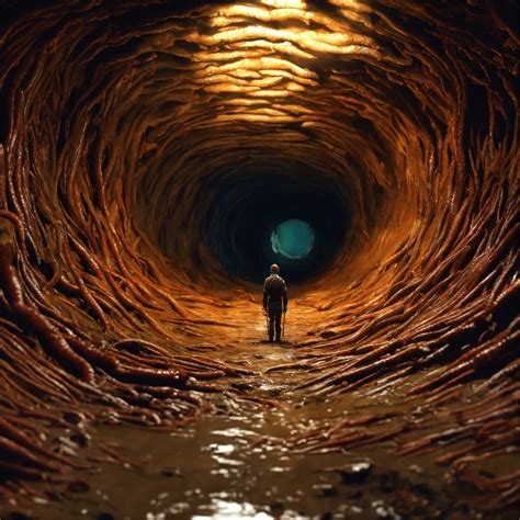 Lexica - Concept art of a top view of a humanoid worm monster body is ...